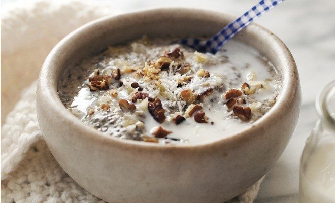 Cardamom chia breakfast bowl recipe