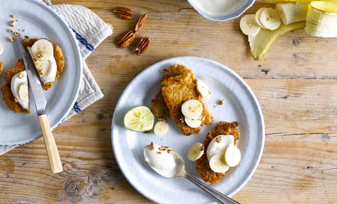Banana breakfast biscuits