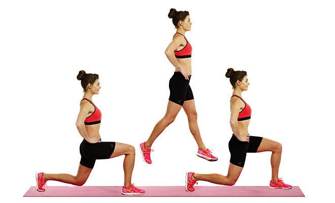 We Heart Living - workouts for women - jumping lunge