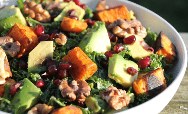 We Heart Living - Perfect kale salad recipe