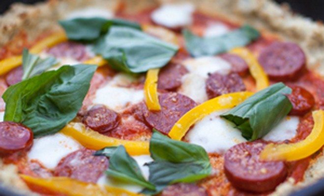 Cauliflower crust pizza recipe