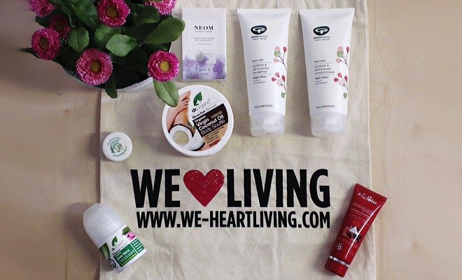 We Heart Living - Win an organic beauty bundle