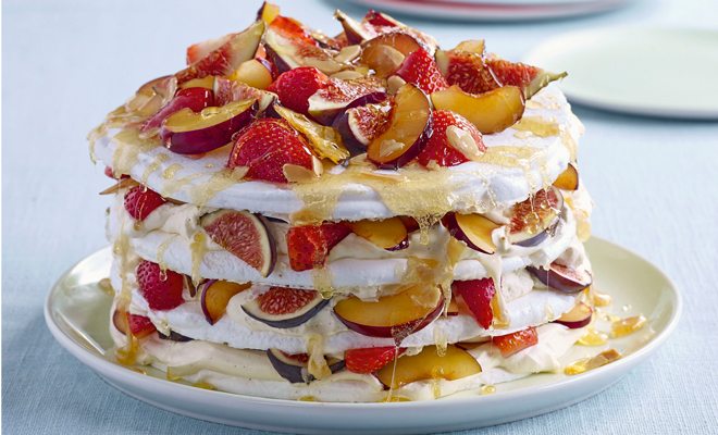 Fruit Meringue Gateaux Recipe