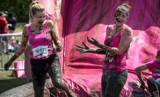 Get Pretty Muddy for Cancer Research UK
