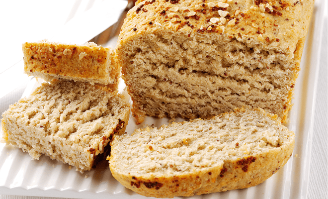 Cheddar and grainy mustard oat bread recipe