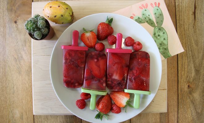 Prickly Berry ice lolly