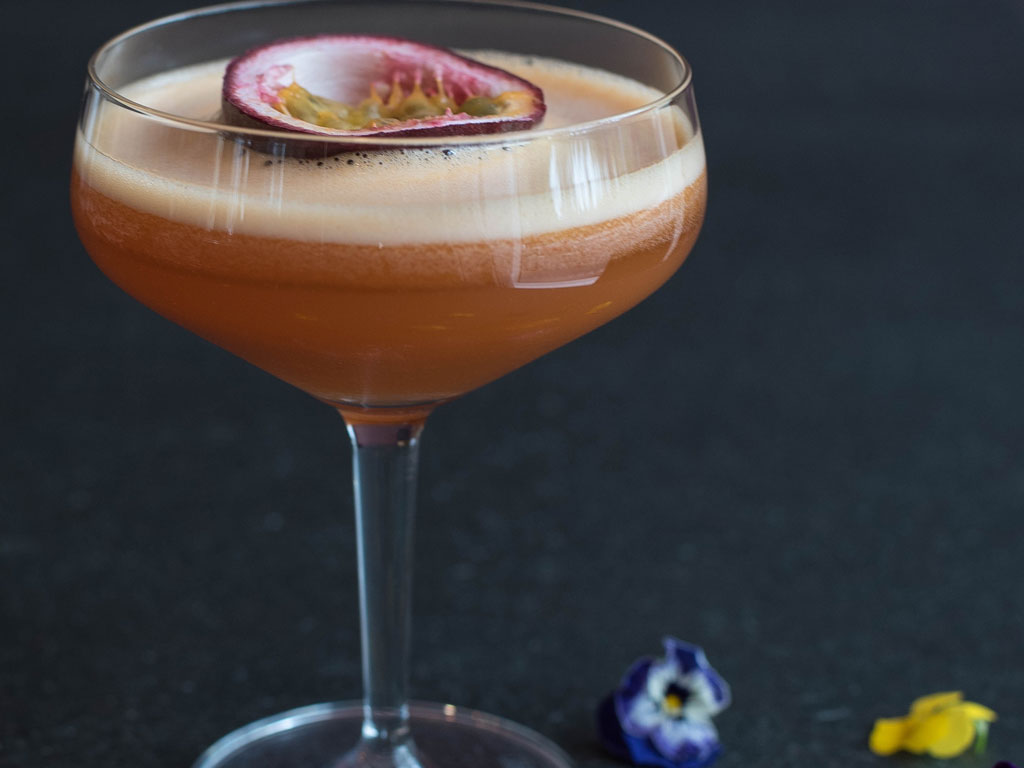 An Island Summer: the perfect passion fruit martini