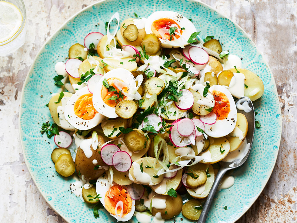Pickles ’n’ potato salad recipe
